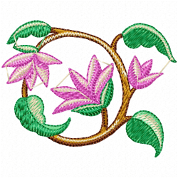 Flowers Embroidery Design 8